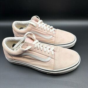 Vans Old Skool sneakers, Mens Size 9.5, Womens 11 Pink Lace Up